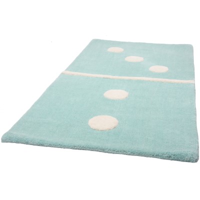 Tapis domino 3/2 bleu (60 x 120 cm)