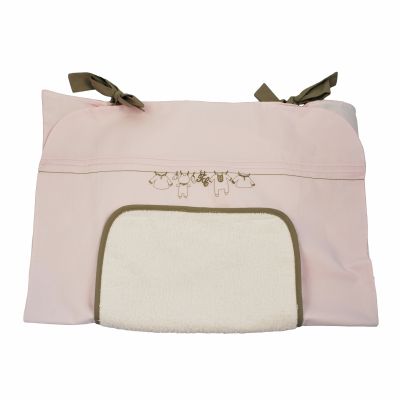 Housse de matelas � langer rose Trousseau par Tartine et Chocolat