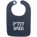 Bavoir ''P'tit dur'' bleu marine - BB & Co