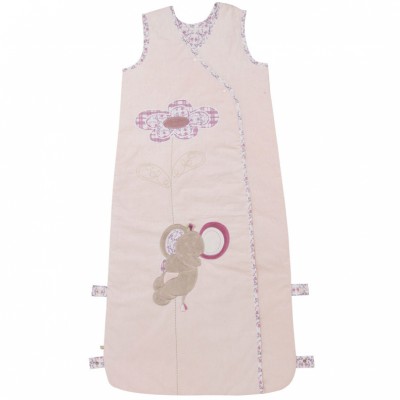 Gigoteuse en coton rose Kali, Nina et Kenza r�glable (90 � 110 cm) par Noukie's