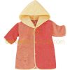 Peignoir b�b� personnalisable Corail, rouge & co