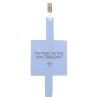 Attache-sucette coulissant 100% craquant bleu