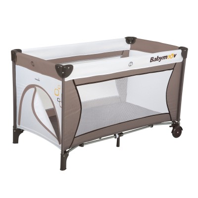 Lit parapluie sweet night blanc et taupe par Babymoov