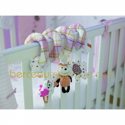 Spirale d'activit� Scrapbook rose par Mamas and Papas