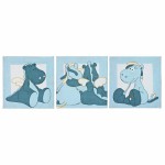 Cadres d�corations Victor et Lucien (3 pi�ces) - Noukie's