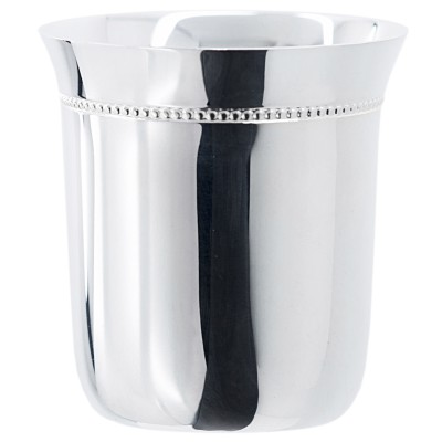 Timbale �vas�e perles (argent massif) par Aubry Cadoret