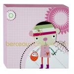 Cadre mural l'oursonne Scrapbook rose (20 x 20 cm) - Mamas and Papas