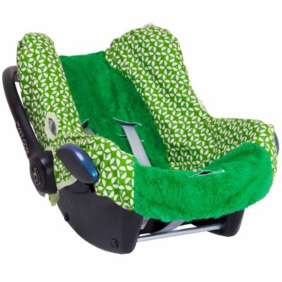 Housse de cosy pour siège-auto cabrio geo green