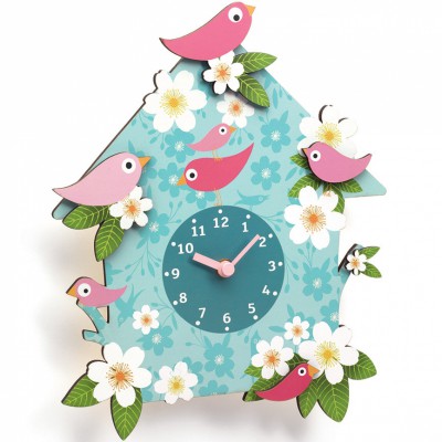 Horloge en bois coucou charlotte jade