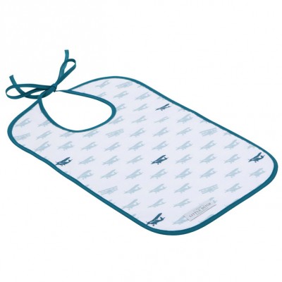 Bavoir mint airplane (43 cm)