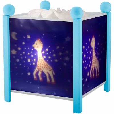 Lanterne magique sophie la girafe bleu