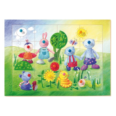 Puzzle Les b�b�s animaux   par  Haba
