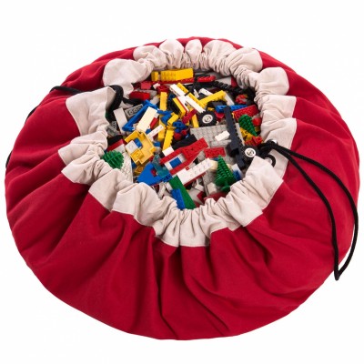 Sac à jouets 2 en 1 rouge