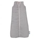 Gigoteuse 6-12 mois l�g�re en mousseline de coton gris - WALLABOO
