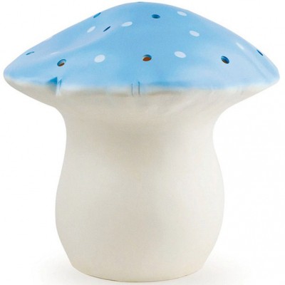 Grande veilleuse champigon bleu