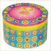 Bo�te � musique ronde f�e et bulles