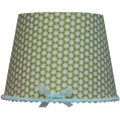 Abat-jour clouds vert pour lampe (20 x 15 cm)