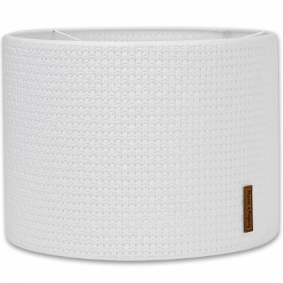 Abat-jour robust maille blanc (30 cm)
