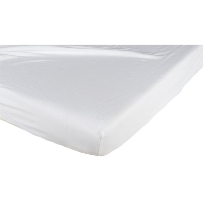 Drap housse bambou blanc (70 x 140 cm)