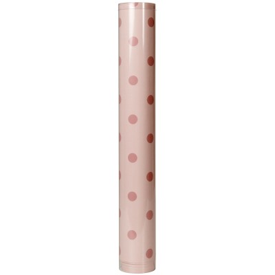 Papier peint intissé pois rose ma jolie fleur (48 x 300 cm)