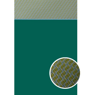 Drap de lit robotic vert engrenages (120 x 150 cm)