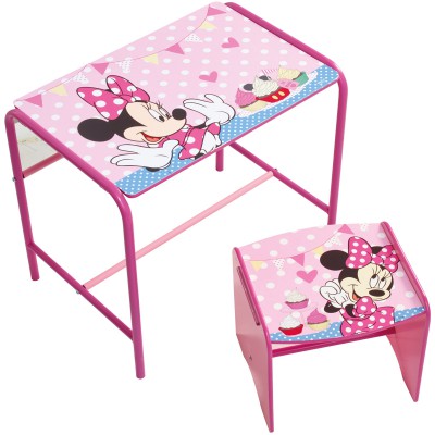 Bureau et tabouret premium minnie