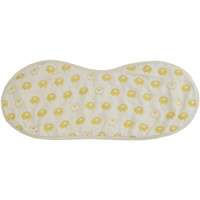 Bavoir protection d'épaules mouton jaune (25 x 60 cm)
