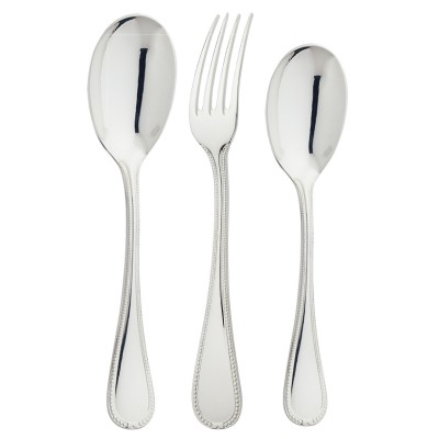 Coffret couverts La Fayette (3 pi�ces, m�tal argent�) par Ercuis