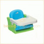 R�hausseur vert et bleu avec tablette par Babymoov