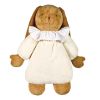 Grande peluche lapin nid d'ange ivoire (50 cm)