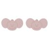 Poign�es roses �motions Nina pour commode ou armoire (lot de 2)