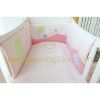 Tour de lit rose Plume d'ange