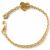 Bracelet d'anniversaire coeur pour b�b� 1, 2 ou 3 ans (or jaune) par Loupidou