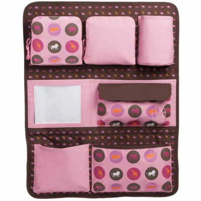 Vide-poches de voiture Savannah rose par L�ssig