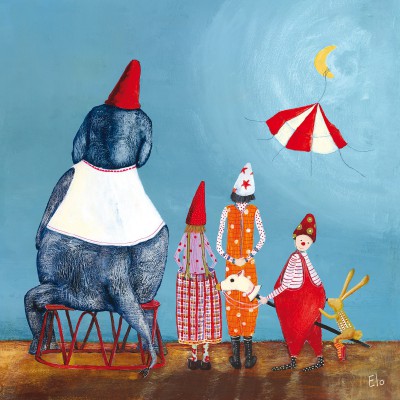 Tableau frères trampolini by manuela magni frères trampolini (30 x 30 cm)