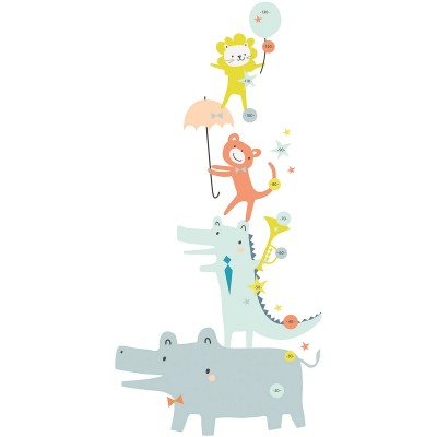 Toise adhésive animals party by sarah betz