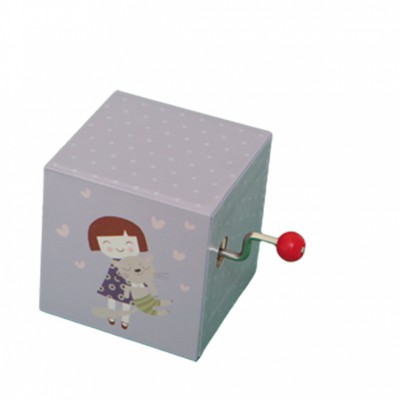 Cube manivelle Ninon le chat par Trousselier
