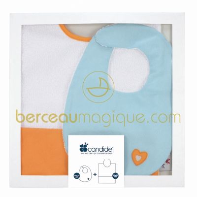 Lot de 2 bavoirs Roudoudou et Rococo par Candide