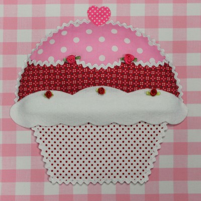 Tableau candy colours cupcake (30 x 30 cm)