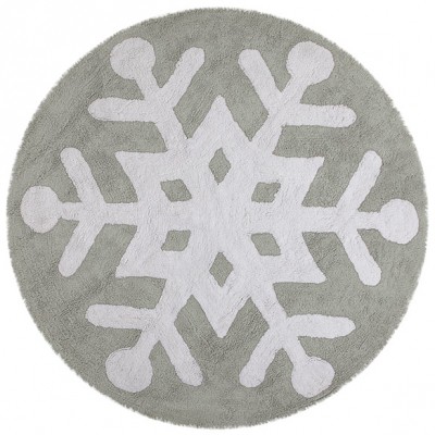 Tapis enfant souple flocon (diamètre 140 cm)