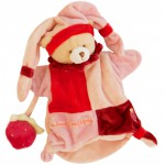Doudou marionnette ours et fraise par Doudou et Compagnie