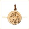 M�daille Vierge M�re (or jaune)