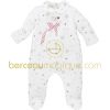 Pyjama velours Pretty gris (1 mois au 24 mois)
