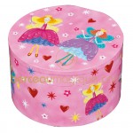 Boite � musique ronde princesse f�e rose - Trousselier