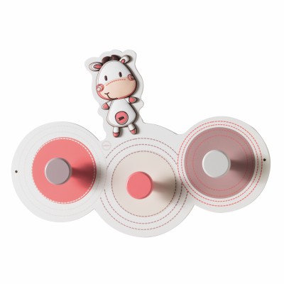Porte-manteaux mural vache Maggy (35 x 45 cm) par Domiva