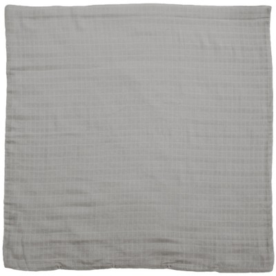 Drap de berceau en coton bio gris (80 x 80 cm)