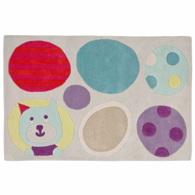 Tapis de chambre laine les jolis pas beaux (90 x 140 cm)