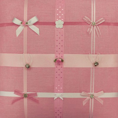 Pêle-mêle linen nature rose