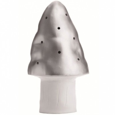 Veilleuse champignon argenté