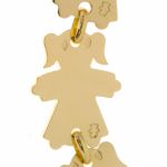 Enfant suppl�mentaire pour bracelet cordon pour maman (or jaune) - Loupidou